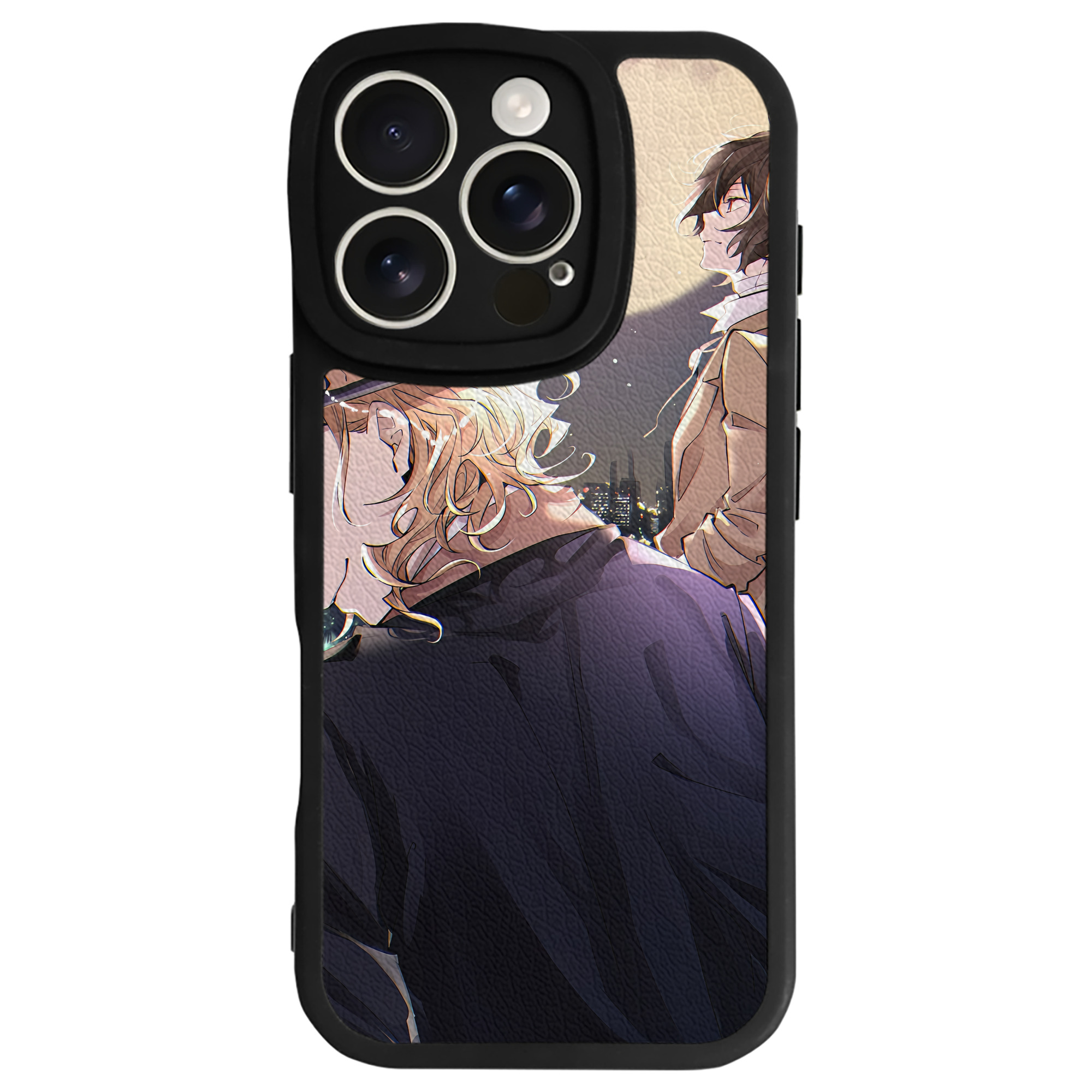 （画像用） 文豪ストレイドッグス Bungo Stray Dogs 【iPhone 16シリーズ対応】シリコンスマホケース（レザー調） 材質：シリコン